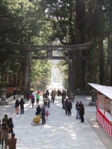 Eingangs-Torii zum Tôshôgû Schrein